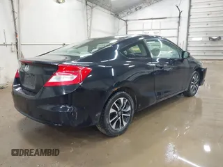 2013 Honda Civic Cpe EX with VIN 2HGFG3B82DH525350, listed as a IAAI auction lot 42129940 with 217,611 mi miles. Bid and sale history available at carsss.com. Image 4.