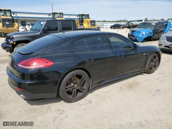 2016 Porsche Panamera 4 with VIN WP0AA2A72GL007825, listed as a Copart auction lot 46689204 with 92,547 mi miles. Bid and sale history available at carsss.com. Image 3.