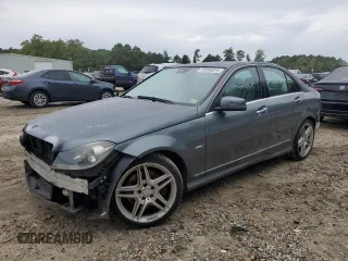 2012 Mercedes-Benz C 350 Sport with VIN WDDGF5HBXCR222096, listed as a Copart auction lot 72595324 with 134,915 mi miles and Salvage Title. Bid and sale history available at DreamBid. Image 1.
