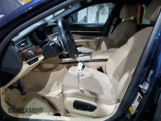 2015 BMW 7 Series 750i xDrive with VIN WBAYB6C57FD965931, listed as a Copart auction lot 44422205 with 100,702 mi miles and Salvage title. Bid and sale history available at DreamBid. Image 7.