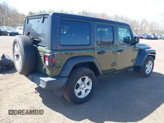 2021 Jeep Wrangler Unlimited Sport Altitude с VIN 1C4HJXDN8MW701628, выставлен на аукционе IAAI как лот 42059202 с пробегом 73 814 миль миль и . История ставок и продаж доступна на DreamBid. Изображение 4.