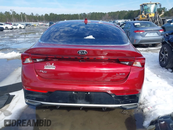2021 Kia K5 LXS with VIN 5XXG14J27MG058274, listed as a IAAI auction lot 41375912 with 94,881 mi miles. Bid and sale history available at carsss.com. Image 16.