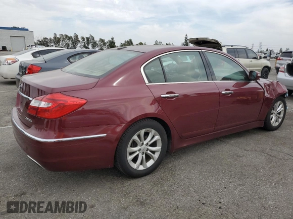 2013 Hyundai Genesis 3.8L с VIN KMHGC4DD2DU220891, выставлен на аукционе Copart как лот 52946075 с пробегом 153 847 миль миль и Чистый • Clean title. История ставок и продаж доступна на DreamBid. Изображение 3.