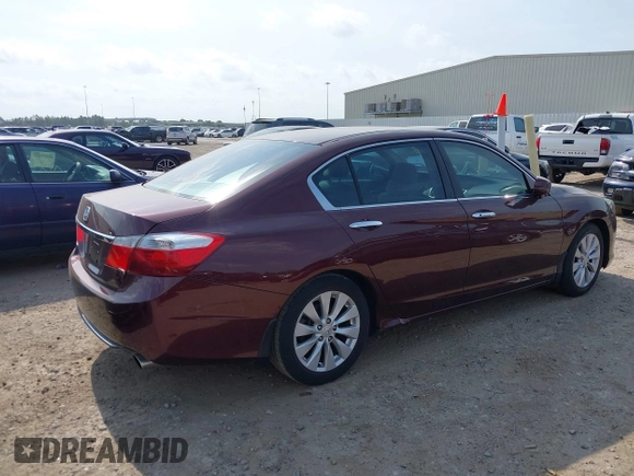 2013 Honda Accord EX z VIN 1HGCR2F73DA029271, wystawiony jako IAAI lot #42301834 z przebiegiem 75 220 mil mil oraz . Historia ofert i sprzedaży dostępna na DreamBid. Obrazek 4.
