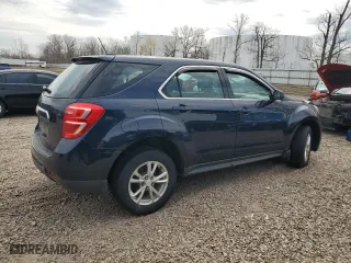 2017 Chevrolet Equinox LS with VIN 2GNFLEEKXH6190716, listed as a Copart auction lot 53573585 with 103,498 mi miles and Clean Title. Bid and sale history available at carsss.com. Image 3.