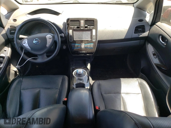 2015 Nissan LEAF SV with VIN 1N4AZ0CPXFC308356, listed as a Copart auction lot 52043783 with 71,353 mi miles. Bid and sale history available at carsss.com. Image 8.
