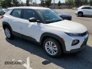 2021 Chevrolet TrailBlazer LS with VIN KL79MMS2XMB021138, listed as a Copart auction lot 65778844 with 30,309 mi miles and Salvage Title. Bid and sale history available at DreamBid. Image 4.