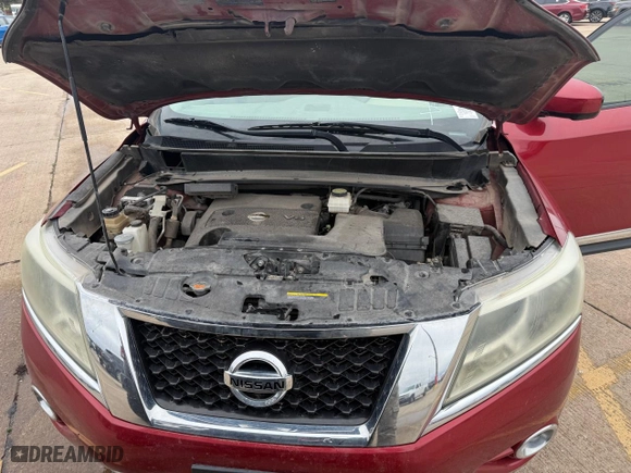2015 Nissan Pathfinder Platinum with VIN 5N1AR2MN6FC608975, listed as a Copart auction lot 52014495 with 156,223 mi miles and Clean Title. Bid and sale history available at carsss.com. Image 7.