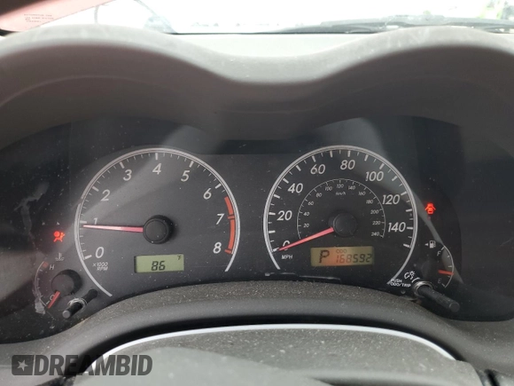 2010 Toyota Corolla with VIN 2T1BU4EE2AC304544, listed as a Copart auction lot 51701655 with 168,892 mi miles and Salvage Title. Bid and sale history available at carsss.com. Image 9.
