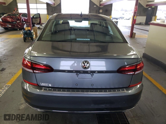 2021 Volkswagen Passat 2.0T SE with VIN 1VWSA7A38MC009036, listed as a Copart auction lot 47504023 with 34,803 mi miles. Bid and sale history available at carsss.com. Image 6.