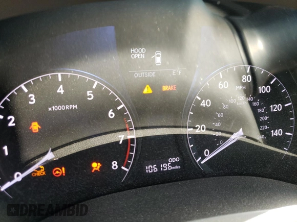 2015 Lexus RX 350 with VIN 2T2ZK1BA3FC190450, listed as a Copart auction lot 45851575 with 106,196 mi miles and Salvage Title. Bid and sale history available at DreamBid. Image 9.