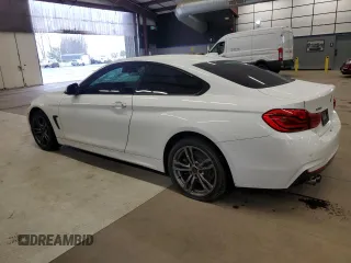 2018 BMW 4 Series 430i xDrive with VIN WBA4W5C54JAA49461, listed as a Copart auction lot 51749285 with 86,927 mi miles and Salvage title. Bid and sale history available at DreamBid. Image 2.