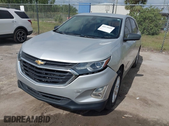 2018 Chevrolet Equinox LS with VIN 2GNAXHEV1J6110087, listed as a IAAI auction lot 42175959 with 124,611 mi miles and . Bid and sale history available at DreamBid. Image 6.