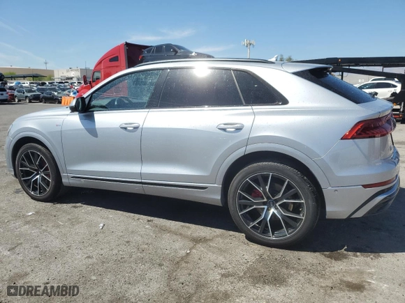 2019 Audi Q8 Premium Plus with VIN WA1EVAF13KD021055, listed as a Copart auction lot 51812235 with 96,502 mi miles and Clean Title. Bid and sale history available at carsss.com. Image 2.
