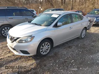 2018 Nissan Sentra SV with VIN 3N1AB7AP3JL644974, listed as a IAAI auction lot 41244714 with 90,458 mi miles and . Bid and sale history available at carsss.com. Image 2.