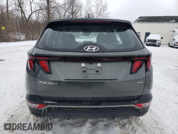 2022 Hyundai Tucson SE with VIN 5NMJACAE0NH025579, listed as a Copart auction lot 46272365 with 34,491 mi miles and Salvage Title. Bid and sale history available at carsss.com. Image 6.