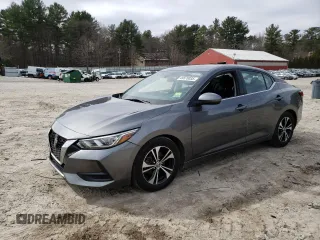 2021 Nissan Sentra SV with VIN 3N1AB8CVXMY255368, listed as a Copart auction lot 49578035 with 72,232 mi miles and Salvage Title. Bid and sale history available at DreamBid. Image 1.