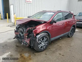 2018 Toyota RAV4 LE with VIN 2T3ZFREV0JW518900, listed as a Copart auction lot 50842655 with 0 mi miles and Salvage Title. Bid and sale history available at carsss.com. Image 1.