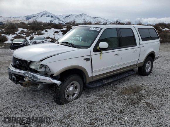2002 Ford F-150 XLT with VIN 1FTRW08L32KA76808, listed as a Copart auction lot 45020845 with 165,599 mi miles and Salvage Title. Bid and sale history available at carsss.com. Image 1.