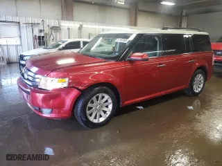 2012 Ford Flex SEL with VIN 2FMGK5CC5CBD07903, listed as a Copart auction lot 51102365 with 152,848 mi miles and Salvage Title. Bid and sale history available at carsss.com. Image 1.