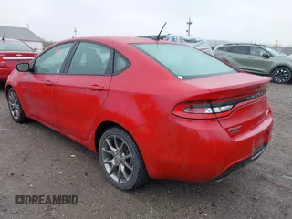 2014 Dodge Dart SXT with VIN 1C3CDFBB2ED909607, listed as a IAAI auction lot 41919739 with 185,762 mi miles. Bid and sale history available at carsss.com. Image 3.