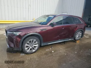 2024 Mazda CX-90 3.3 Turbo Premium with VIN JM3KKDHDXR1111543, listed as a Copart auction lot 47287085 with 27,434 mi miles and Salvage Title. Bid and sale history available at carsss.com. Image 1.