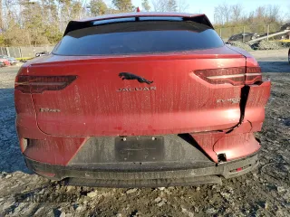 2019 Jaguar I-PACE SE with VIN SADHC2S1XK1F70457, listed as a Copart auction lot 42810665 with 0 mi miles and Salvage Title. Bid and sale history available at carsss.com. Image 6.