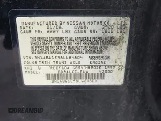 2008 Nissan Sentra 2.0 with VIN 3N1AB61E98L684804, listed as a IAAI auction lot 42743681 with 169,637 mi miles and . Bid and sale history available at DreamBid. Image 9.