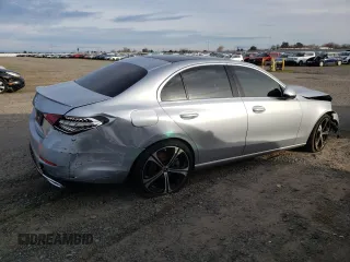 2023 Mercedes-Benz C 300 with VIN W1KAF4GB0PR094457, listed as a Copart auction lot 45687755 with 21,961 mi miles and Salvage Title. Bid and sale history available at carsss.com. Image 3.