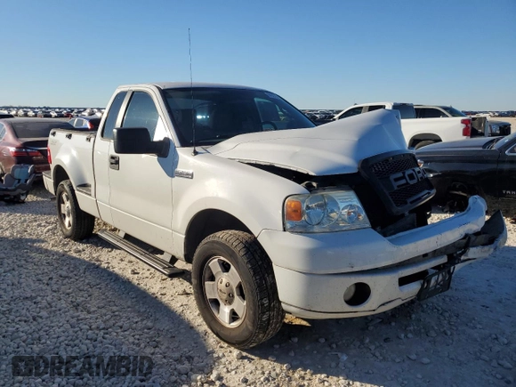 2006 Ford F-150 STX with VIN 1FTRF02W86KD93024, listed as a Copart auction lot 84327634 with 153,529 mi miles and Salvage Title. Bid and sale history available at carsss.com. Image 4.