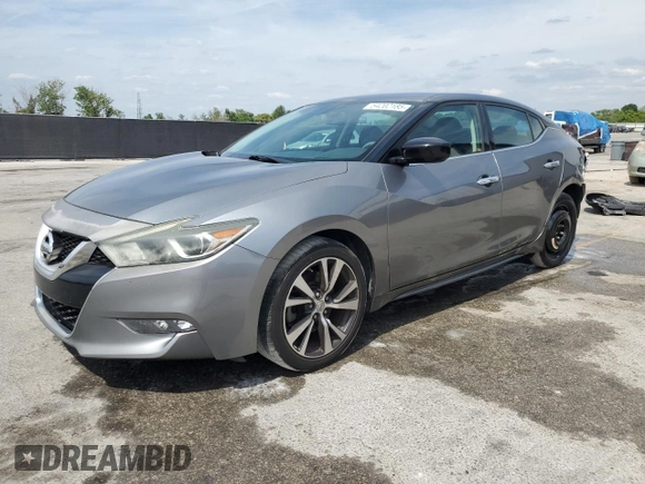 2016 Nissan Maxima SV with VIN 1N4AA6AP8GC401147, listed as a Copart auction lot 54202185 with 76,514 mi miles and Salvage Title. Bid and sale history available at DreamBid. Image 1.