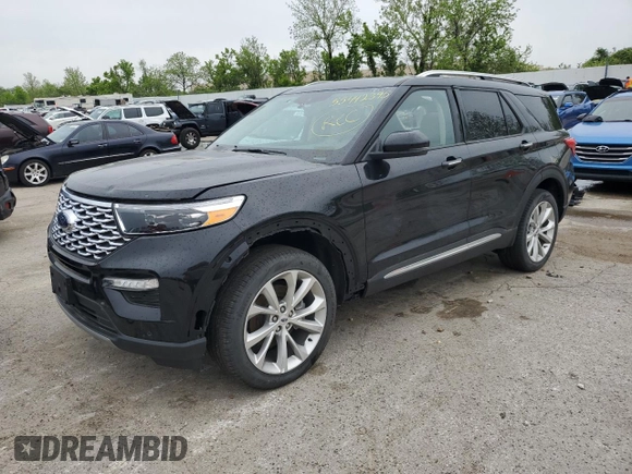 2023 Ford Explorer Platinum with VIN 1FM5K8HC9PGC05410, listed as a Copart auction lot 55442395 with Not provided miles and Salvage title. Bid and sale history available at DreamBid. Image 1.