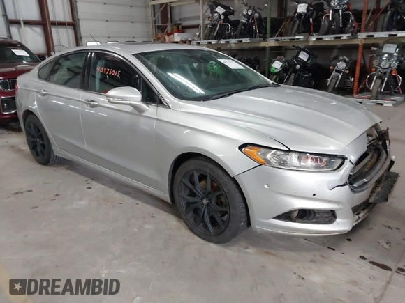 2015 Ford Fusion Titanium with VIN 3FA6P0D90FR201393, listed as a IAAI auction lot 40975015 with 131,641 mi miles. Bid and sale history available at carsss.com. Image 1.