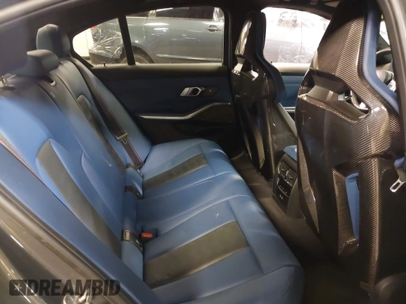 2023 BMW M3 Competition xDrive with VIN WBS43AY08PFP63435, listed as a IAAI auction lot 42136588 with 25,790 mi miles and . Bid and sale history available at DreamBid. Image 8.