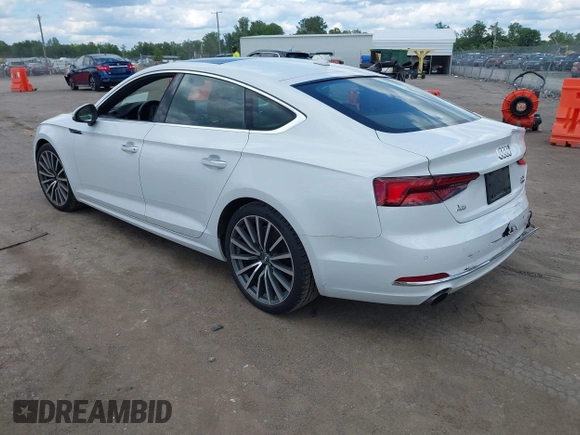 2018 Audi A5 Sportback Prestige z VIN WAUCNCF53JA018391, wystawiony jako IAAI lot #42350981 z przebiegiem 64 620 mil mil oraz . Historia ofert i sprzedaży dostępna na DreamBid. Obrazek 3.