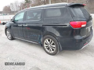 2016 Kia Sedona SX-L with VIN KNDME5C13G6184930, listed as a IAAI auction lot 41385207 with 136,447 mi miles and . Bid and sale history available at carsss.com. Image 3.