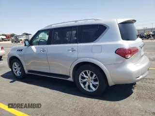 2012 Infiniti QX56 7-passenger z VIN JN8AZ2NE8C9018843, wystawiony jako Copart lot #59578865 z przebiegiem 147 128 mil mil oraz Czysty tytuł • Clean title. Historia ofert i sprzedaży dostępna na DreamBid. Obrazek 2.