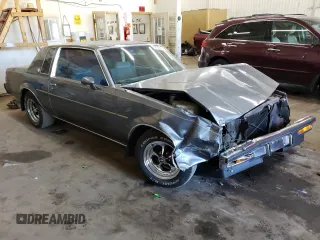 1987 Buick Regal with VIN 1G4GJ11Y4HP413978, listed as a Copart auction lot 72449154 with 52,519 mi miles and Salvage Title. Bid and sale history available at DreamBid. Image 4.