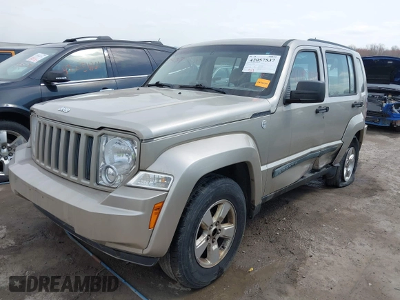 2010 Jeep Liberty Sport with VIN 1J4PN2GK2AW180299, listed as a IAAI auction lot 42057537 with 97,263 mi miles. Bid and sale history available at carsss.com. Image 17.