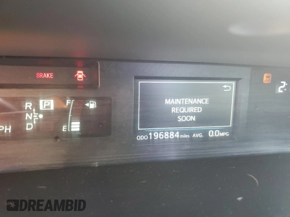 2015 Toyota Prius Two z VIN JTDZN3EU4FJ018610, wystawiony jako Copart lot #57826325 z przebiegiem 196 884 mil mil oraz Szkoda całkowita • Salvage title. Historia ofert i sprzedaży dostępna na DreamBid. Obrazek 9.