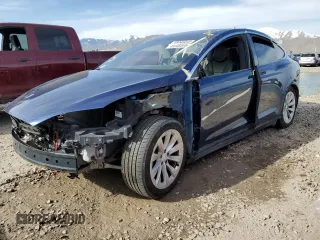 2016 Tesla Model X 70D with VIN 5YJXCAE27GF025513, listed as a Copart auction lot 49345345 with Not Provided miles and Salvage Title. Bid and sale history available at DreamBid. Image 1.