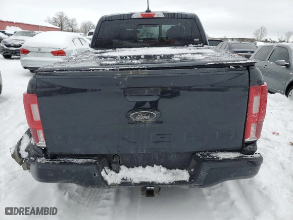 2023 Ford Ranger XL with VIN 1FTER4FH3PLE31165, listed as a Copart auction lot 45729085 with 51,342 mi miles and Salvage Title. Bid and sale history available at carsss.com. Image 6.