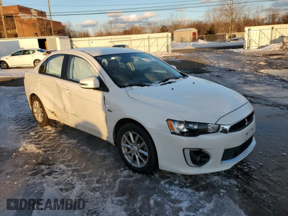 2016 Mitsubishi Lancer SE with VIN JA32V2FW5GU004533, listed as a Copart auction lot 45778615 with 82,511 mi miles and Salvage Title. Bid and sale history available at carsss.com. Image 4.
