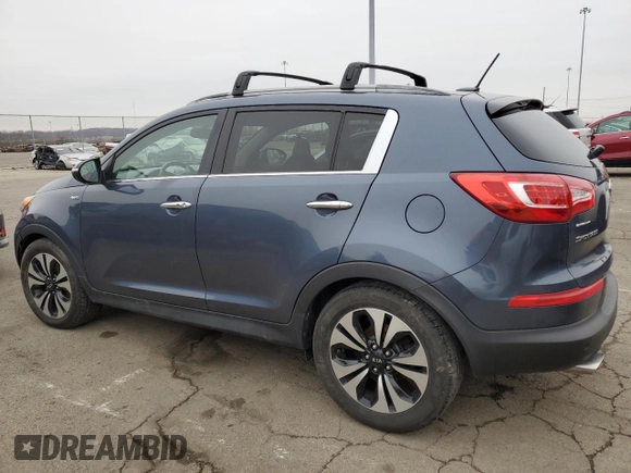 2012 Kia Sportage SX with VIN KNDPCCA69C7170928, listed as a Copart auction lot 44991175 with 176,239 mi miles and Salvage title. Bid and sale history available at DreamBid. Image 2.