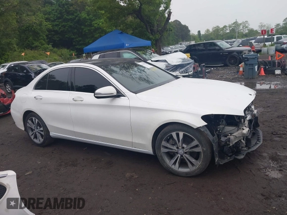 2017 Mercedes-Benz C 300 with VIN WDDWF4KBXHR253385, listed as a IAAI auction lot 42358051 with 87,385 mi miles and . Bid and sale history available at DreamBid. Image 13.