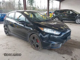 2019 Ford Fiesta ST with VIN 3FADP4GX1KM141348, listed as a IAAI auction lot 41903334 with 91,363 mi miles. Bid and sale history available at carsss.com. Image 1.