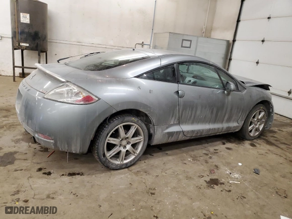 2007 Mitsubishi Eclipse SE with VIN 4A3AK64F87E070579, listed as a Copart auction lot 44816665 with 127,607 mi miles and Salvage Title. Bid and sale history available at carsss.com. Image 3.