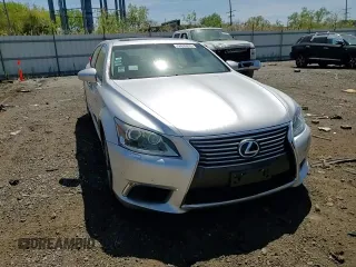 2014 Lexus LS 460 with VIN JTHCL5EF8E5022156, listed as a Copart auction lot 56633035 with 123,562 mi miles and Salvage title. Bid and sale history available at DreamBid. Image 13.