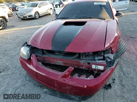 2002 Ford Mustang GT Deluxe with VIN 1FAFP42X82F169504, listed as a Copart auction lot 41625365 with 149,675 mi miles and Salvage Title. Bid and sale history available at carsss.com. Image 11.