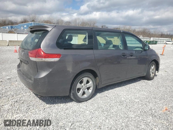 2012 Toyota Sienna with VIN 5TDZK3DC5CS279180, listed as a Copart auction lot 50034805 with 283,412 mi miles and Salvage Title. Bid and sale history available at carsss.com. Image 3.
